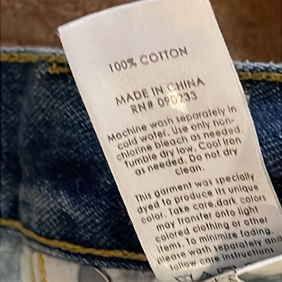 🌹PACSUN TWO TONE BLOCK HIGH RISE STRAIGHT JEANS - Picture 9 of 9